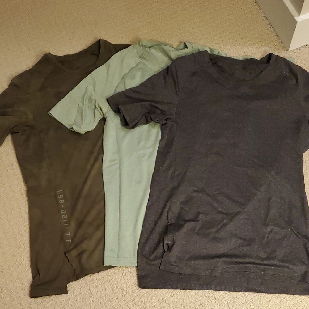 lululemon athletica Men's Shirts - Black, Green, Gray